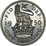 1950 Proof EnglishShilling - George VI British  Coin - Superb