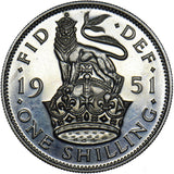 1951 Proof EnglishShilling - George VI British  Coin - Superb