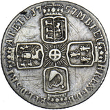 1757 Sixpence - George II British Silver Coin