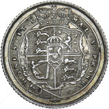 1819 Sixpence - George III British Silver Coin - Very Nice