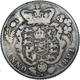 1821 Sixpence - George IV British Silver Coin