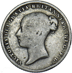 1844 Sixpence - Victoria British Silver Coin