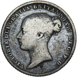 1853 Sixpence - Victoria British Silver Coin