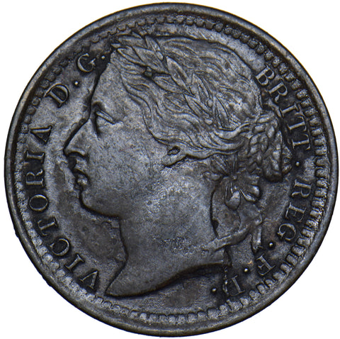 1868 Third Farthing - Victoria British Bronze Coin - Nice