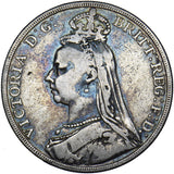 1890 Crown - Victoria British Silver Coin