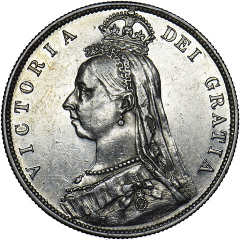 1887 Halfcrown - Victoria British Silver Coin - Nice