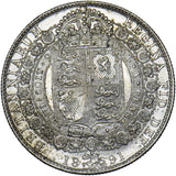 1891 Halfcrown - Victoria British Silver Coin - Superb