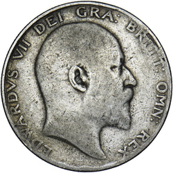 1904 Halfcrown - Edward VII British Silver Coin