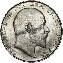1907 Halfcrown - Edward VII British Silver Coin