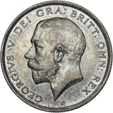 1916 Halfcrown - George V British Silver Coin - Very Nice