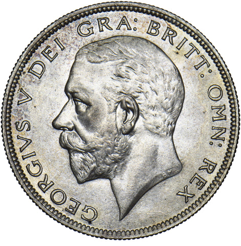 1928 Halfcrown - George V British Silver Coin - Superb