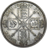 1887 Florin - Victoria British Silver Coin - Superb