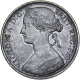 1862 Penny - Victoria British Bronze Coin - Very Nice