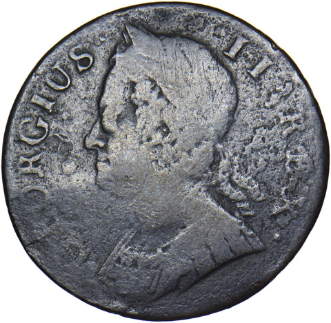 1745 Halfpenny - George II British Copper Coin