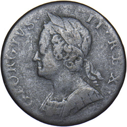 1748 Halfpenny - George II British Copper Coin