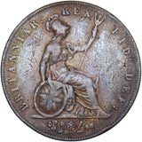 1826 Halfpenny - George IV British Copper Coin