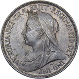 1900 Halfpenny - Victoria British Bronze Coin - Very Nice
