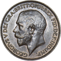 1911 Halfpenny - George V British Bronze Coin - Very Nice