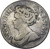 1711 Shilling - Anne British Silver Coin