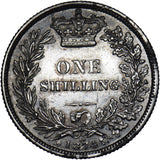 1874 Shilling - Victoria British Silver Coin - Very Nice