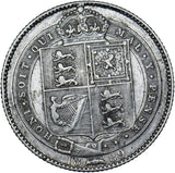 1889 Shilling - Victoria British Silver Coin - Nice