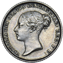 1838 Sixpence - Victoria British Silver Coin - Very Nice