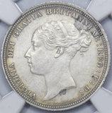 1880 Sixpence (NGC UNC Details) - Victoria British Silver Coin - Very Nice
