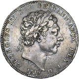 1819 LIX Crown - George III British Silver Coin - Nice