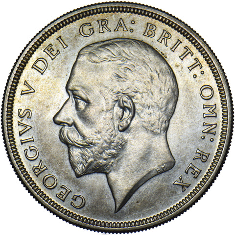 1927 Proof Crown - George V British Silver Coin - Superb