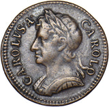 1673 Farthing - Charles II British Copper Coin - Nice
