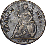1673 Farthing - Charles II British Copper Coin - Nice