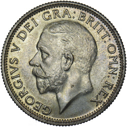 1927 Proof Shilling - George V British Silver Coin - Superb