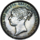 1872 Sixpence (Die no. 8) - Victoria British Silver Coin - Very Nice
