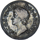 1687 Maundy Fourpence (7 Over 6) - James II British Silver Coin - Nice