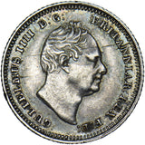 1837 Groat (Fourpence) - William IV British Silver Coin - Very Nice