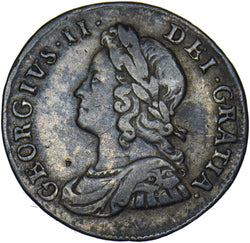 1746 Threepence (6 Over 3) - George II British Silver Coin - Nice