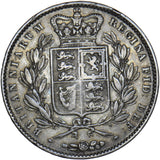 1845 Crown - Victoria British Silver Coin