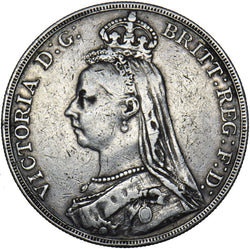 1888 Crown - Victoria British Silver Coin