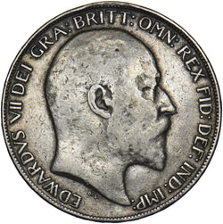 1902 Crown - Edward VII British Silver Coin
