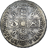 1677 Halfcrown - Charles II British Silver Coin