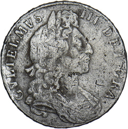 1697 Halfcrown - William III British Silver Coin