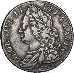 1746 Lima Halfcrown - George II British Silver Coin - Nice