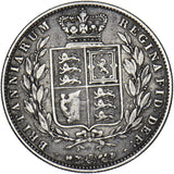 1848 Halfcrown (8 Over 6) - Victoria British Silver Coin - Nice