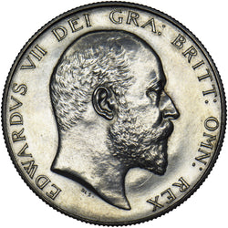 1902 Matt Proof Halfcrown - Edward VII British Silver Coin - Very Nice