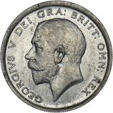 1916 Halfcrown - George V British Silver Coin - Very Nice