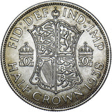 1938 Halfcrown - George VI British Silver Coin - Very Nice