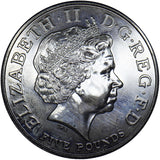 2013 5 Pound Coin (Prince George Christening) - Elizabeth II British Coin Superb