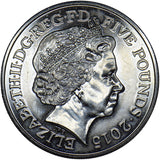2015 £5 Coin (Battle Of Waterloo) - Elizabeth II British Coin - Superb