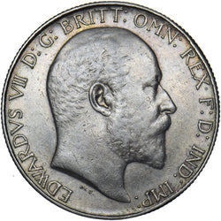 1905 Florin - Edward VII British Silver Coin - Very Nice