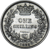1839 Shilling - Victoria British Silver Coin - Nice